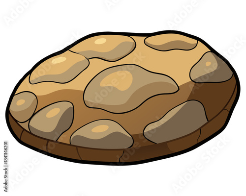 Cookie camouflage illustration Vector