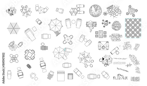 Outdoor Patio Sofa and Lounge Chairs, Garden Courtyard Furniture