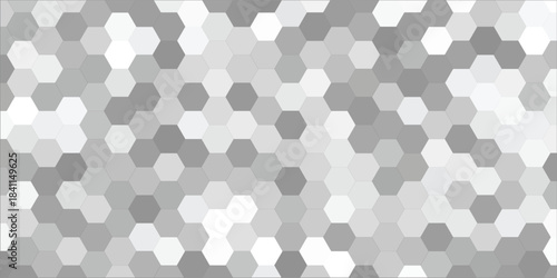 Honeycomb pattern with hexagon mesh. Texture bee comb grid. Flat vector illustration isolated on white background.