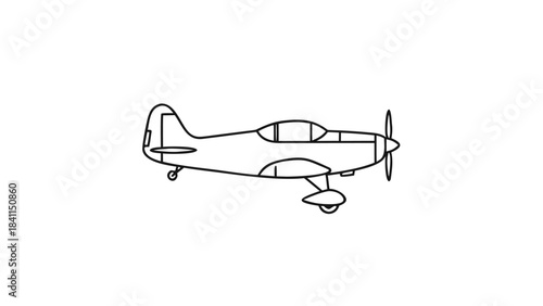 Jet Airplane Vector Icon, Professional Aviation Graphic
