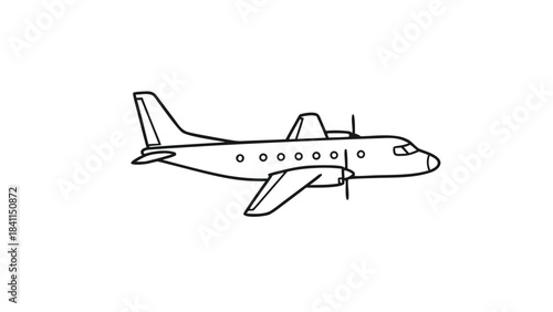 Travel Plane Icon Vector, Clean Modern Design for UI or UX