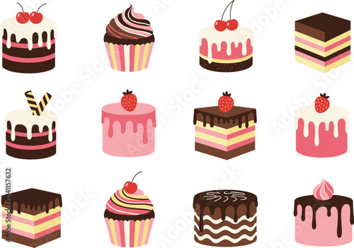 Vector Outline Set of Boys and Girls Showing Different Emotions: Sadness, Surprise, and Happiness