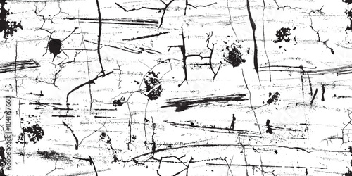 Scratchy grungy endless pattern . seamless pattern texture. Grange shapes .Grunge film scratchy texture . Vector grainy retro noise texture .Screen print endless pattern texture. Print