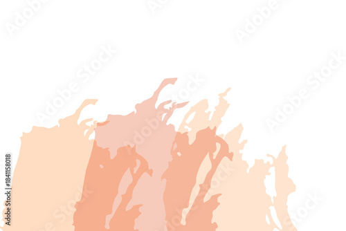 A cool, icy abstract of pale blue and white, with sharp, crystalline ink formations.