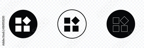 Apps icons in black fill and line style .Vector Illustration .EPS 10 .