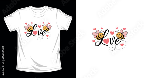 Kids graphic vector art t-shirt design print template