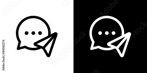 チャット送信のアイコン