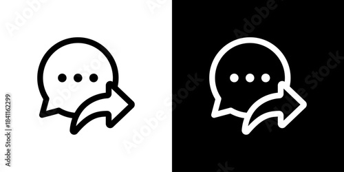 チャット返信のアイコン