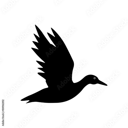 Loon icon vector set. Duck Illustration sign collection. bird symbol. fowl logo.