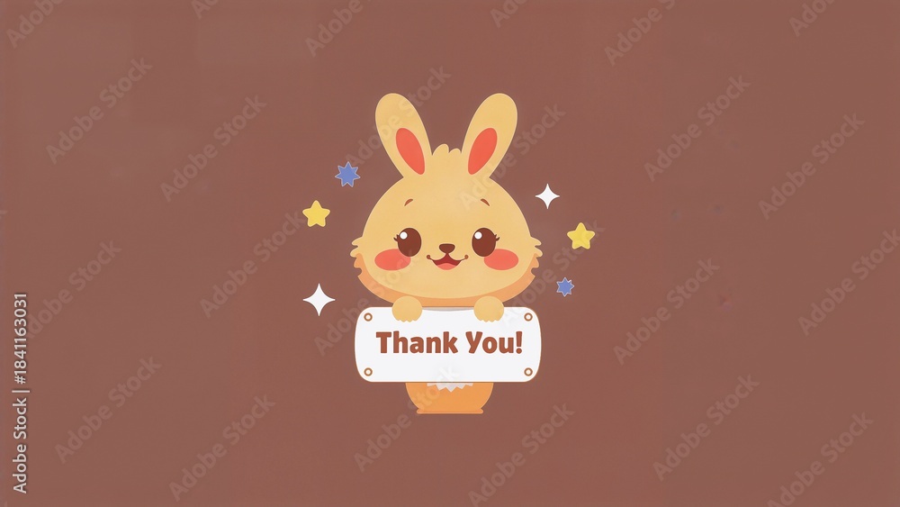 Obraz premium easter card with rabbit