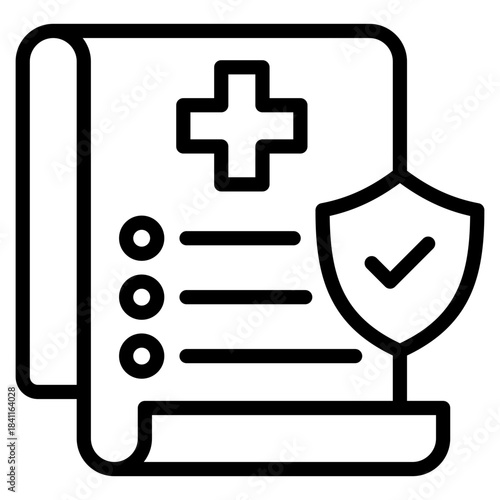 Health Policy  Icon Element For Design