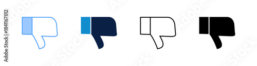 Dislike Multiple Style Icon Set Collection 