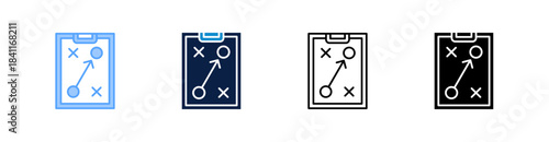 Strategy Multiple Style Icon Set Collection 