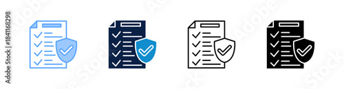 Safety Multiple Style Icon Set Collection 