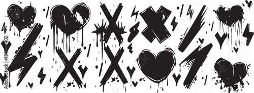 Wild Forest Mushroom Silhouettes Collection
Black Silhouette Mushrooms in Grass Design Set
Nature-Inspired Mushroom Outline Illustrations