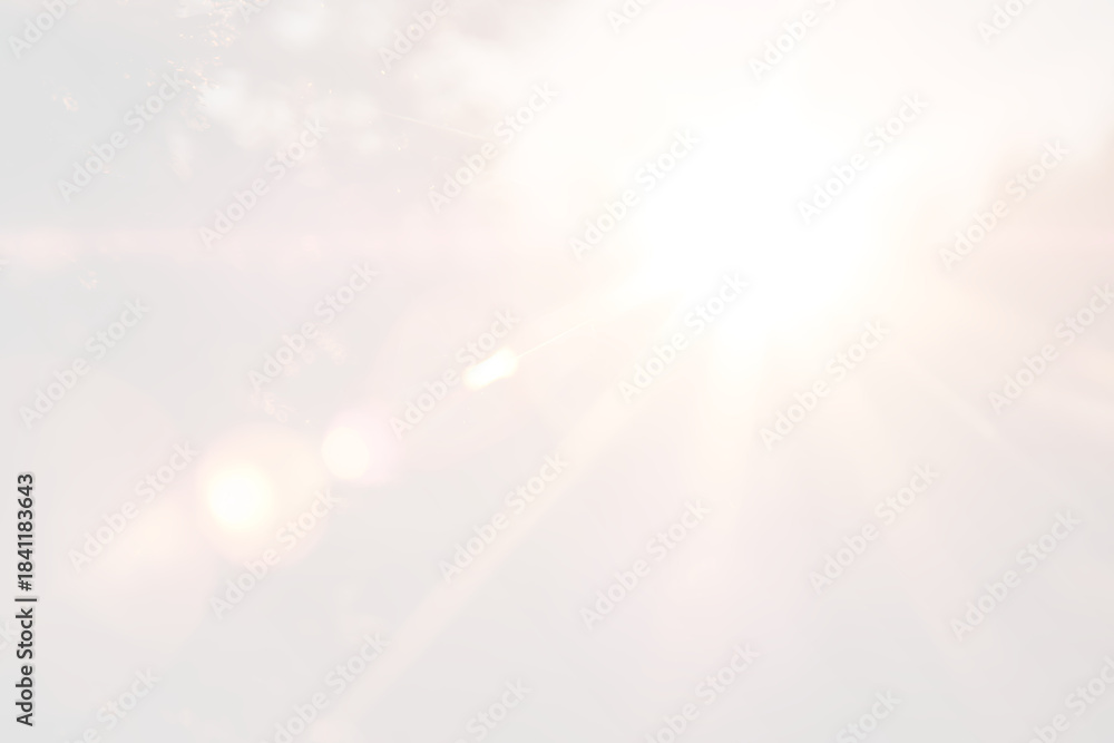 Ταπετσαρία Sunlight Special Lens Flare Effect – Shining Solar Rays, Warm Glow and Optical