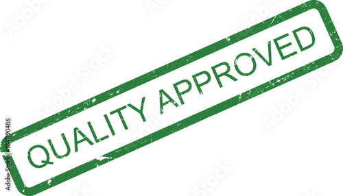 Authentic Green Quality Approved Stamp Demonstrating Product Reliability