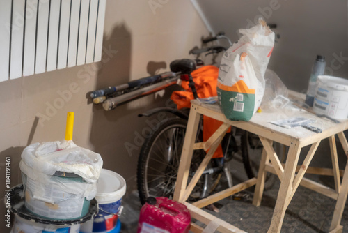 plasterwork and painting equipment