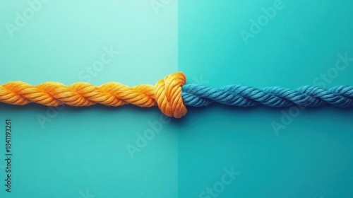 Tied Knots Symbolize Connection And Strength With Harmony Theme