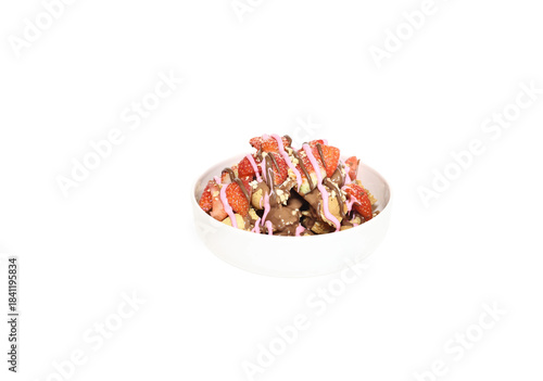 bubble waffle ona a plate