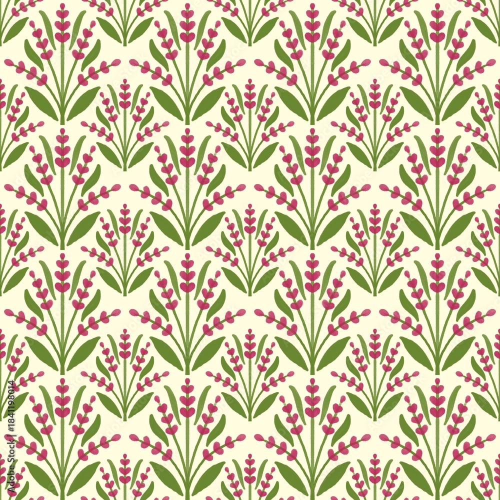 Fototapeta premium seamless floral pattern ,flowers , wallpaper ,tile 
