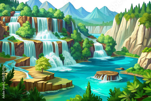 Plitvice Lakes cascade beautifully through turquoise water and limestone terraces, forming one of Europe’s most stunning natural parks