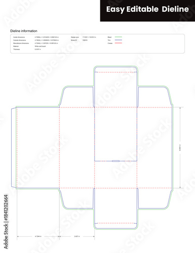 tuck end box with perforation dieline template box dieline die lines packaging custom dieline  box cardboard box dieline pizza box dieline printable product packaging layout,
