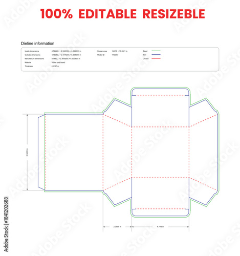 tuck end box variations trapezoid dieline template box dieline die lines packaging custom dieline  box cardboard box dieline pizza box dieline printable product packaging layout,
