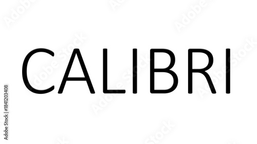 Calibri font written in Calibri font with a 3d. bevel...The use of the font is the latest nonsense in the so-called culture wars. ..woke...PNG file