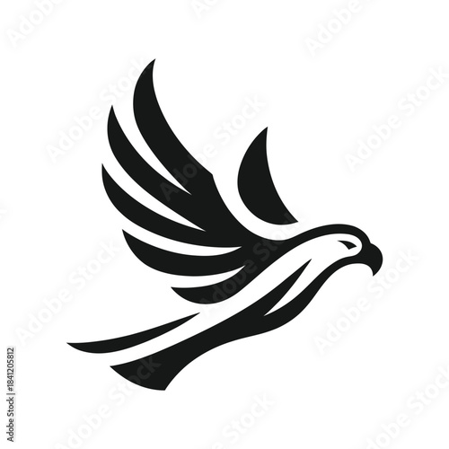 Stylized Abstract Eagle Logo Icon Vector Collection