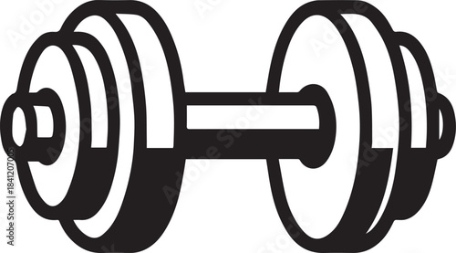 A strong dumbbell, representing power and fitness. This image evokes feelings of strength and dedication to physical well-being.