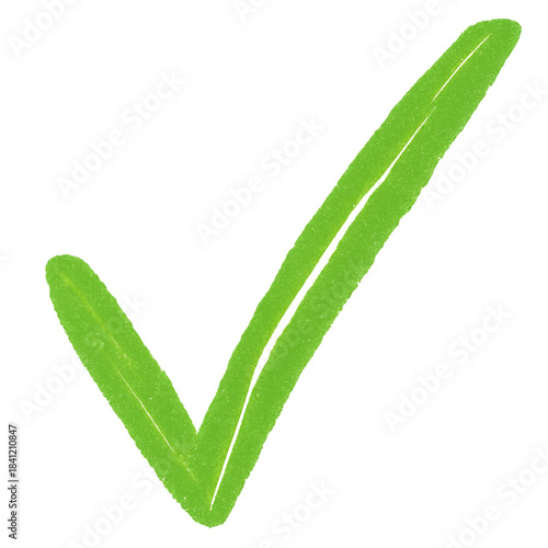Isolated transparent png of Green checkmark
