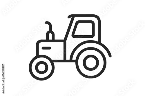 Agricultural machinery, a farm tractor used for cultivation, planting, and harvesting crops