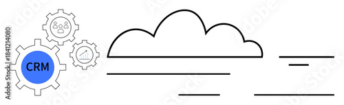CRM integration. CRM gears customer relationship management in the cloud. CRM enhances connectivity, efficiency, and data management. For businesses, technology, integration, data storage