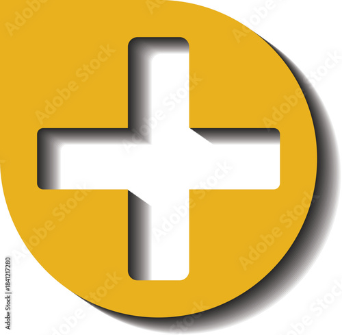 Modern Plus Icon Vector – Minimalist Add Symbol Design for Apps, UI, and Web Interfaces, Simple Plus Sign Vector – Clean Editable Add Button Icon for Mobile and Graphic Design Flat Plus Symbol Vector