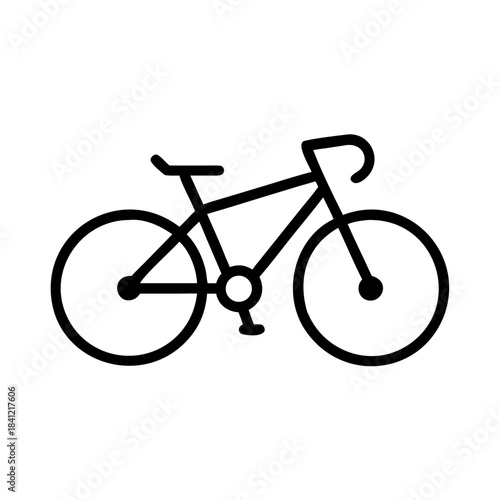 Lifestyle bicycle icon transparent background