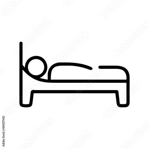 Lifestyle bed icon transparent background