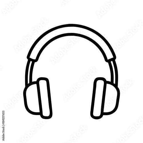Lifestyle headphones icon transparent background