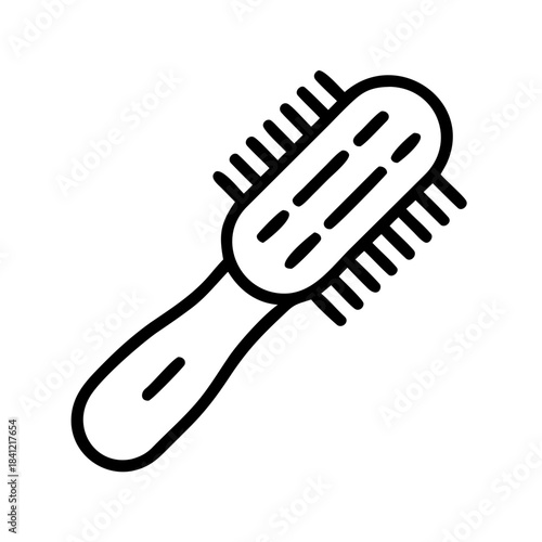 Lifestyle hairbrush icon transparent background