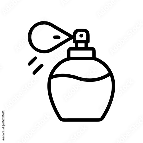 Lifestyle perfume bottle icon transparent background