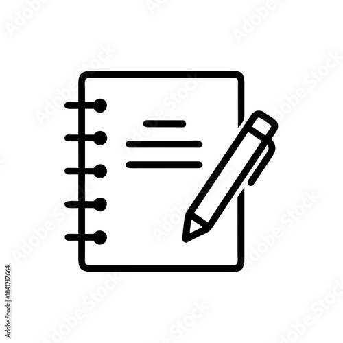 Lifestyle notebook icon transparent background