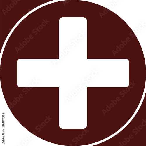 Modern Plus Icon Vector – Minimalist Add Symbol Design for Apps, UI, and Web Interfaces, Simple Plus Sign Vector – Clean Editable Add Button Icon for Mobile and Graphic Design Flat Plus Symbol Vector