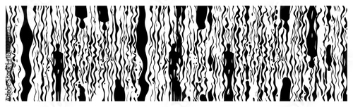 Abstract psychedelic melting line vector texture with surreal vertical distortion and spooky organic flow