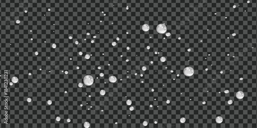 Transparent Water Droplets Overlay – Realistic Liquid Drops, Wet Effect, Condensation Texture for Photo Editing, Design, Rain and Moisture Background Elements