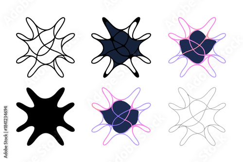 Cosmic Energy Patterns. Abstract interpretation of dark matter web as interlocking energy pattern, merging science and cosmic