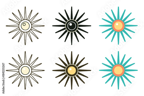 Abstract Marine Harmony. Sea Urchin Pearl Spine, abstract marine harmony combining geometry, symmetry, and reflective calm, first