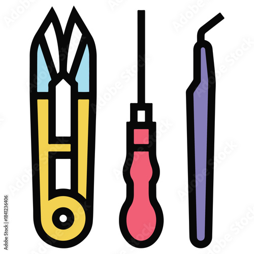 Color Jewelry Making Tool Set