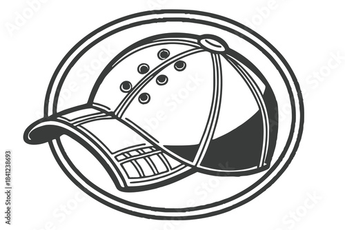 Simple vector illustration of a bell icon representing protection and equipment