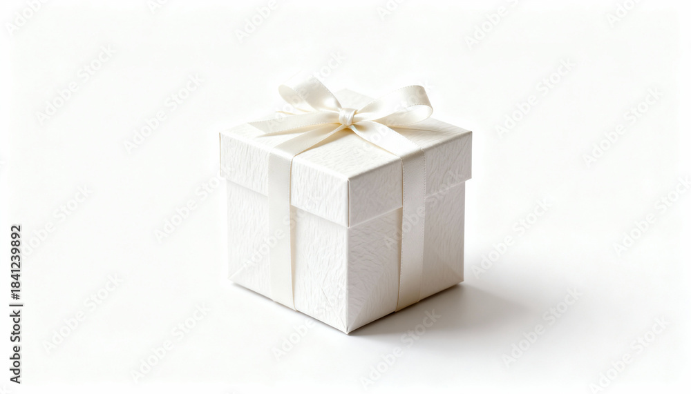 Fototapeta premium merry christmas gift box isolated on white background 