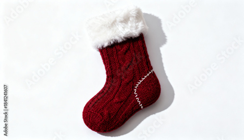Christmas socks isolated on white background